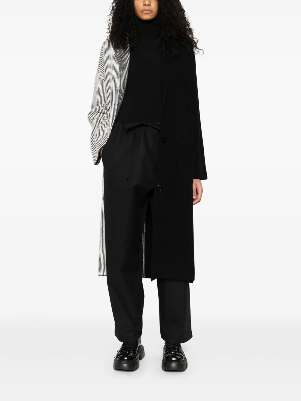 MOSCHINO JEANS drawstring trousers - Zwart