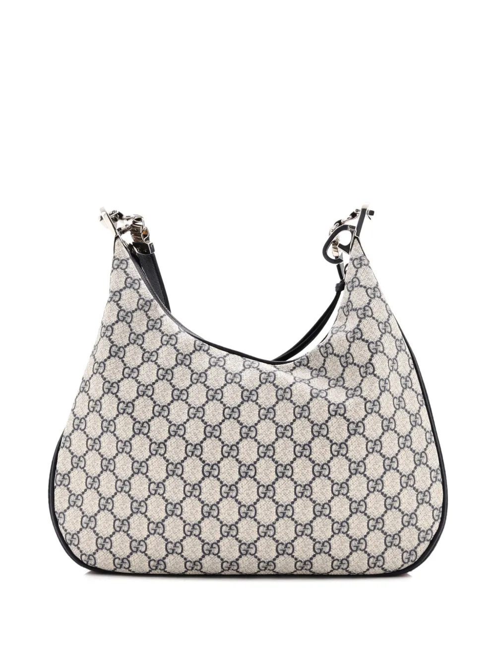 Attache Shoulder Bag Gg Coated Canvas Medium Hobo Bag