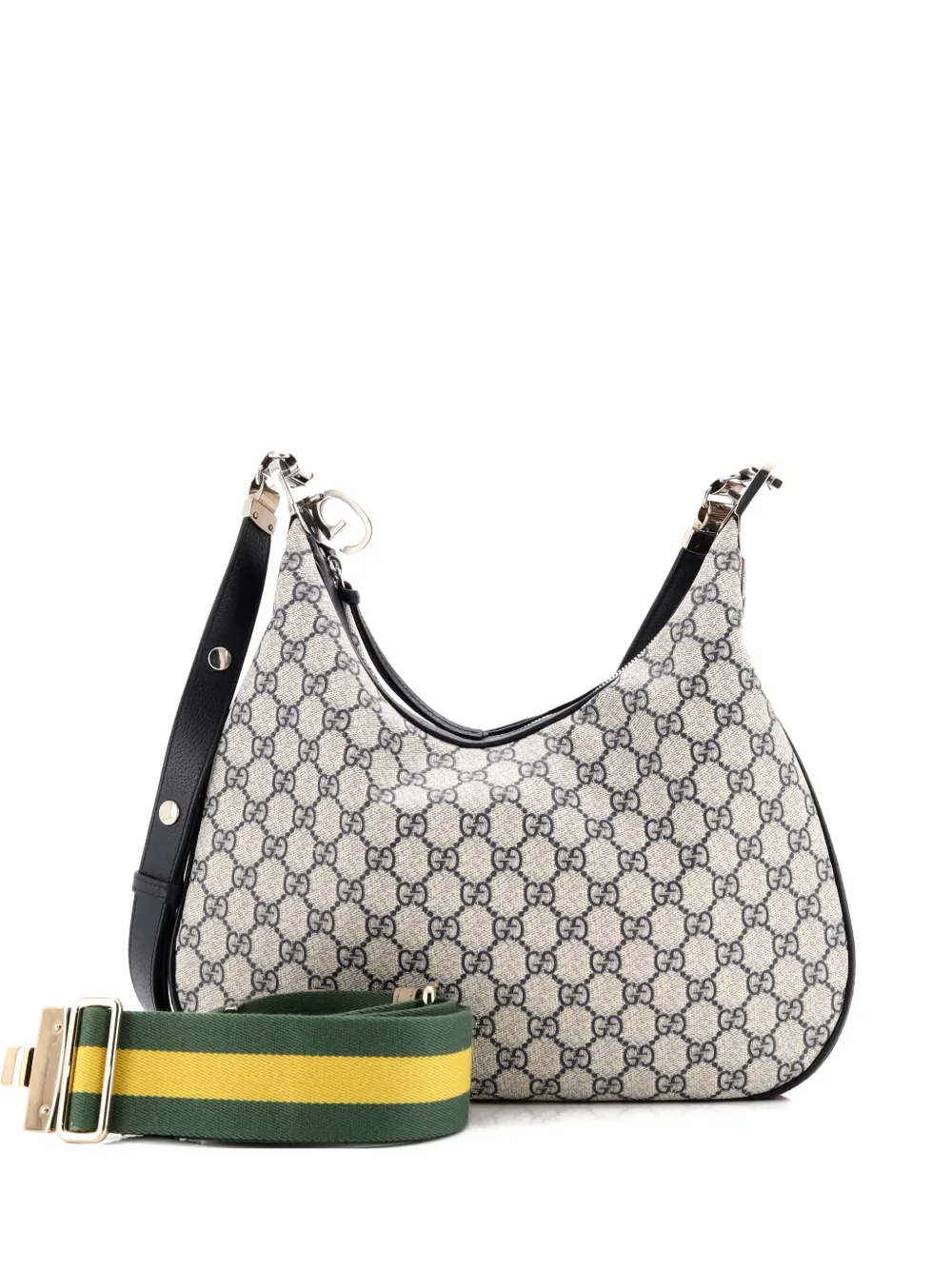 Gucci Pre-Owned Attache Shoulder Bag GG Coated Canvas Medium hobo bag - Blu