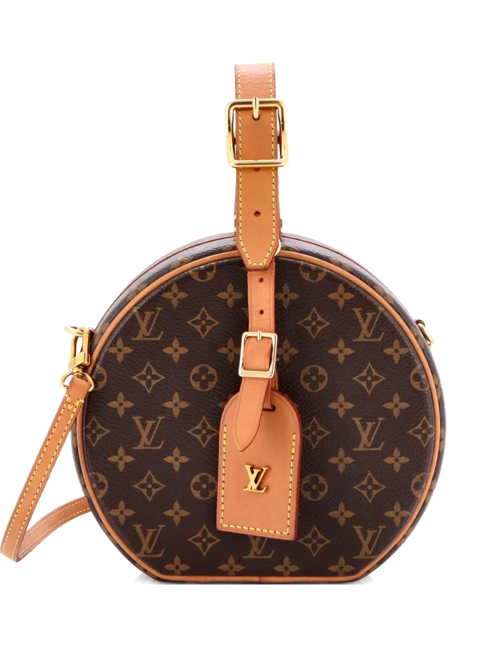 Louis Vuitton Pre-Owned Petite Boite Chapeau Bag Monogram Canvas crossbody bag - Marrone