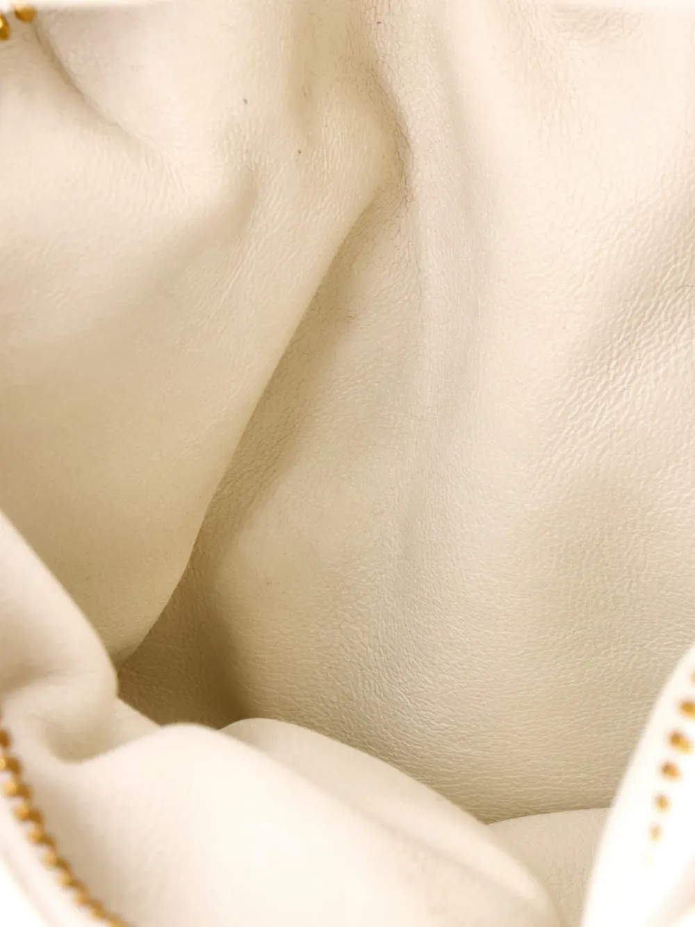 BOTTEGA VENETA Pre-owned Bv Jodie Puffy Leather Mini Hobo Bag In White