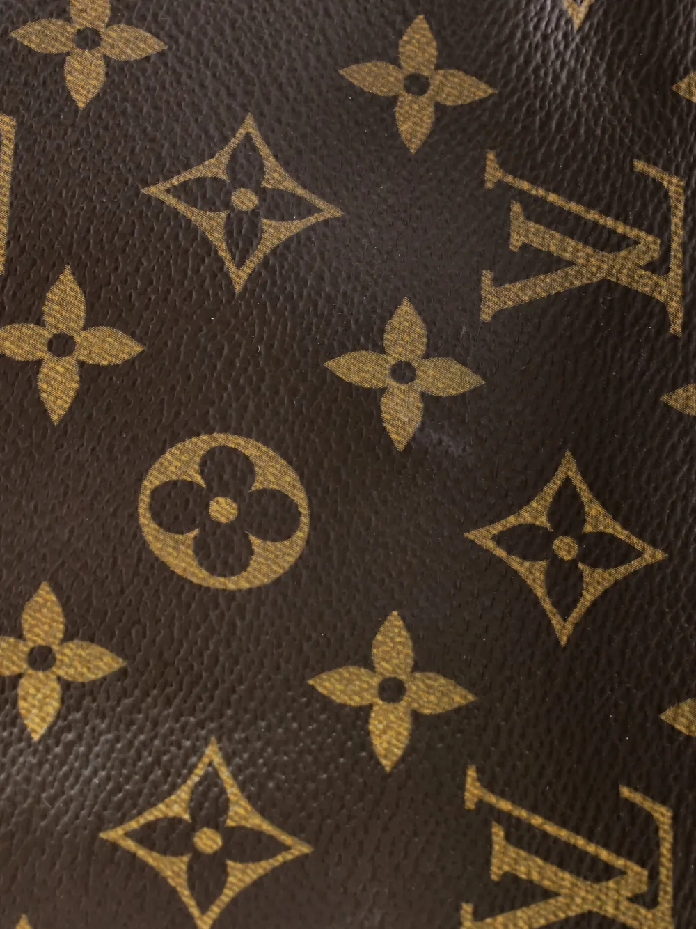 LOUIS VUITTON Pre-owned Chantilly Lock Handbag Monogram Canvas And Leather Crossbody Bag In Brown