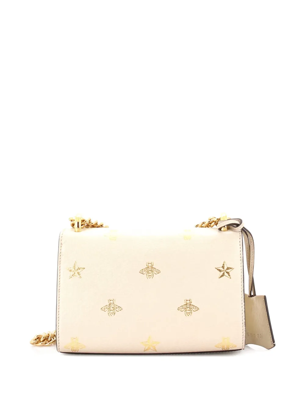 Padlock Printed Leather Small shoulder bag