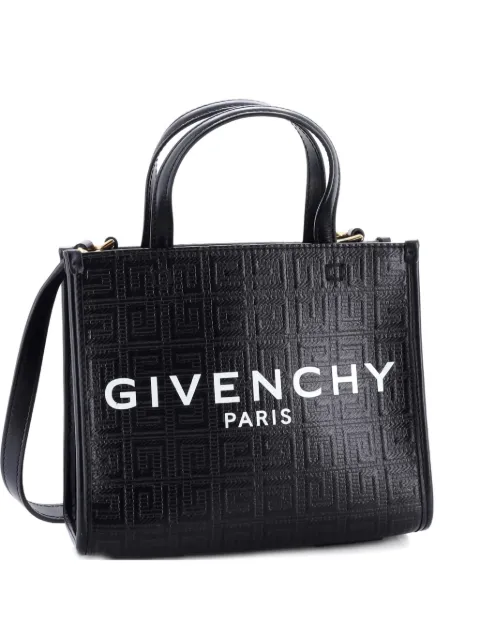 Givenchy Pre-Owned G- 4G Embossed Coated Canvas Mini tote bag