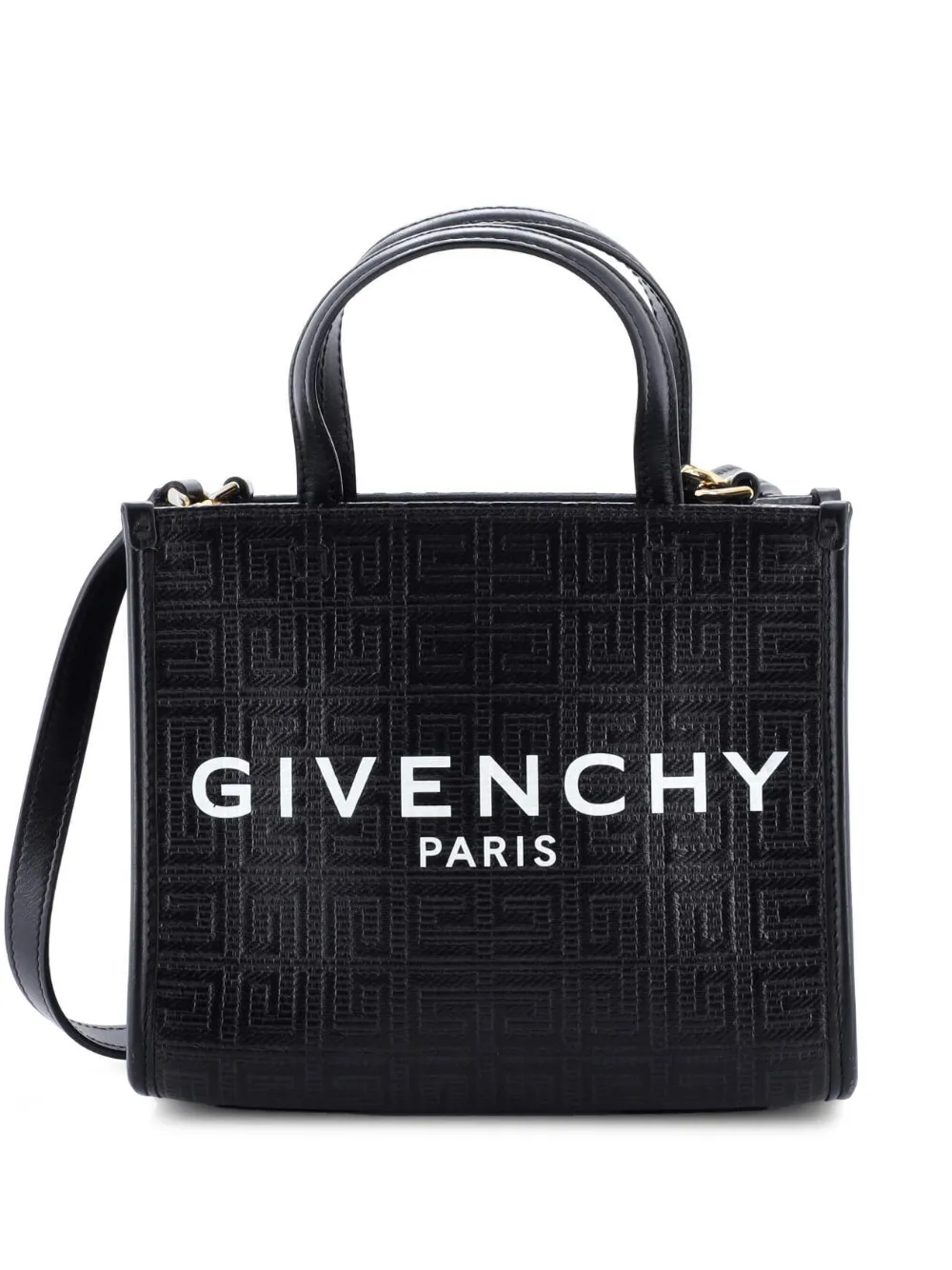 Givenchy Pre-Owned G- 4G Embossed Coated Canvas Mini tote bag | Black | Image 1
