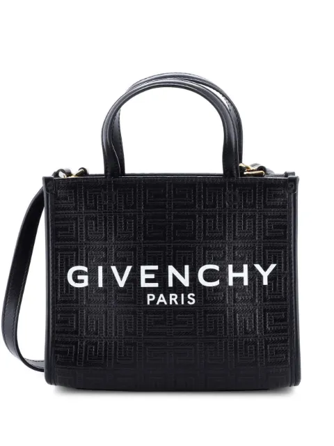 Givenchy Pre-Owned G- 4G Embossed Coated Canvas Mini tote bag