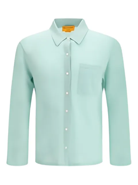 Guest In Residence buttoned chest-pocket shirt