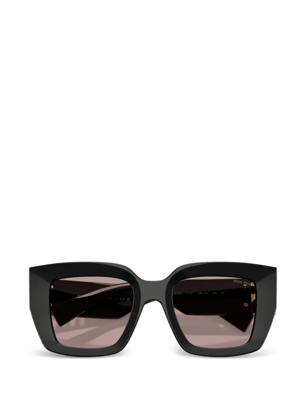 Miu Eyewear Glimpse zonnebril Zwart