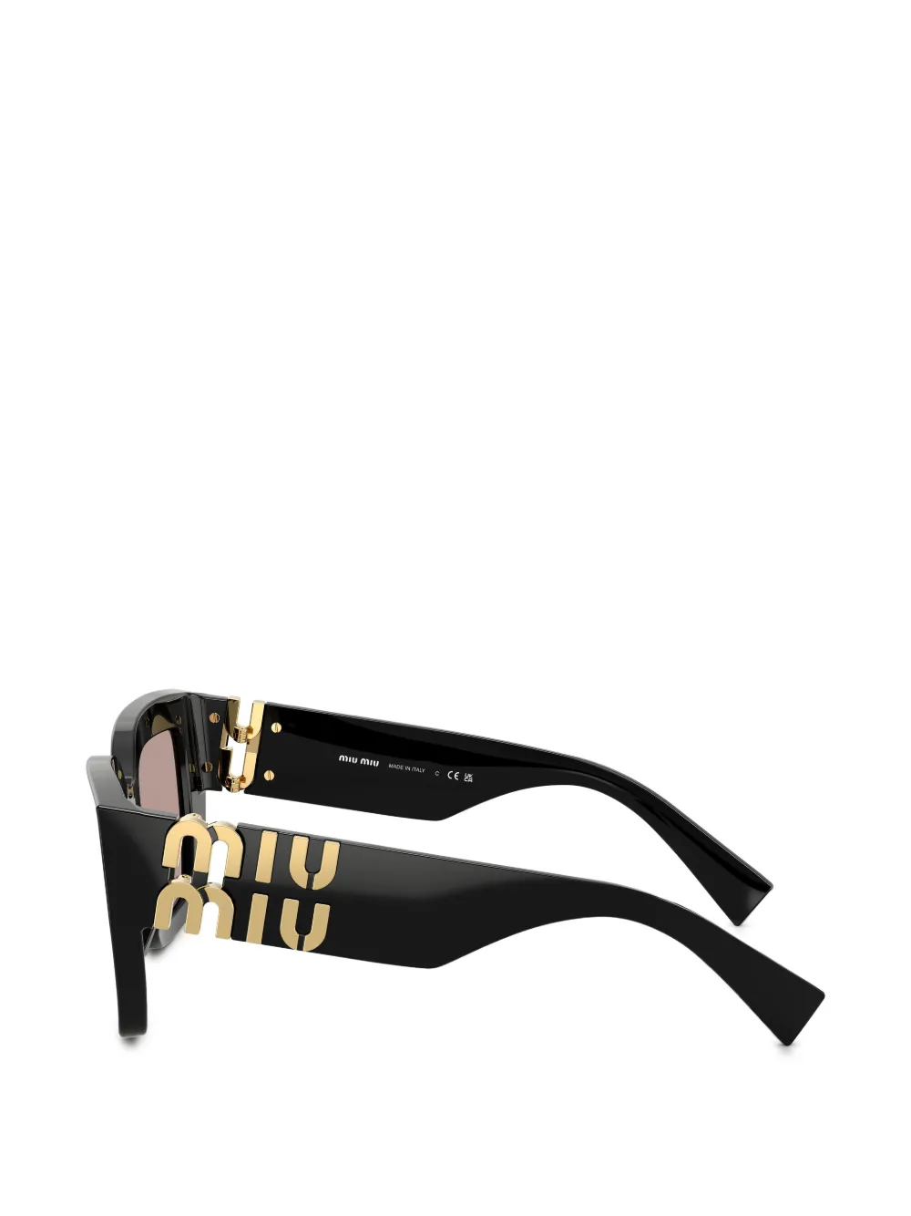 Miu Eyewear Glimpse zonnebril Zwart