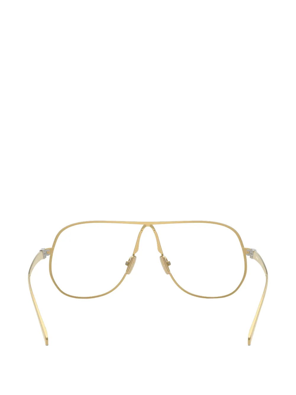 Miu Eyewear Zonnebril met piloten montuur Goud