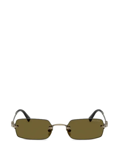 Miu Miu Eyewear lentes de sol con armazón rectangular