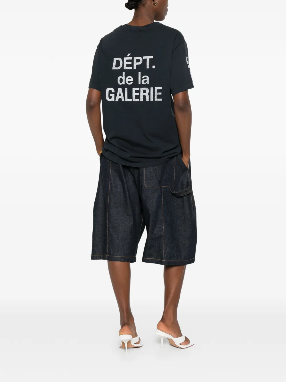 GALLERY DEPT. French Collector T-shirt met ronde hals Zwart