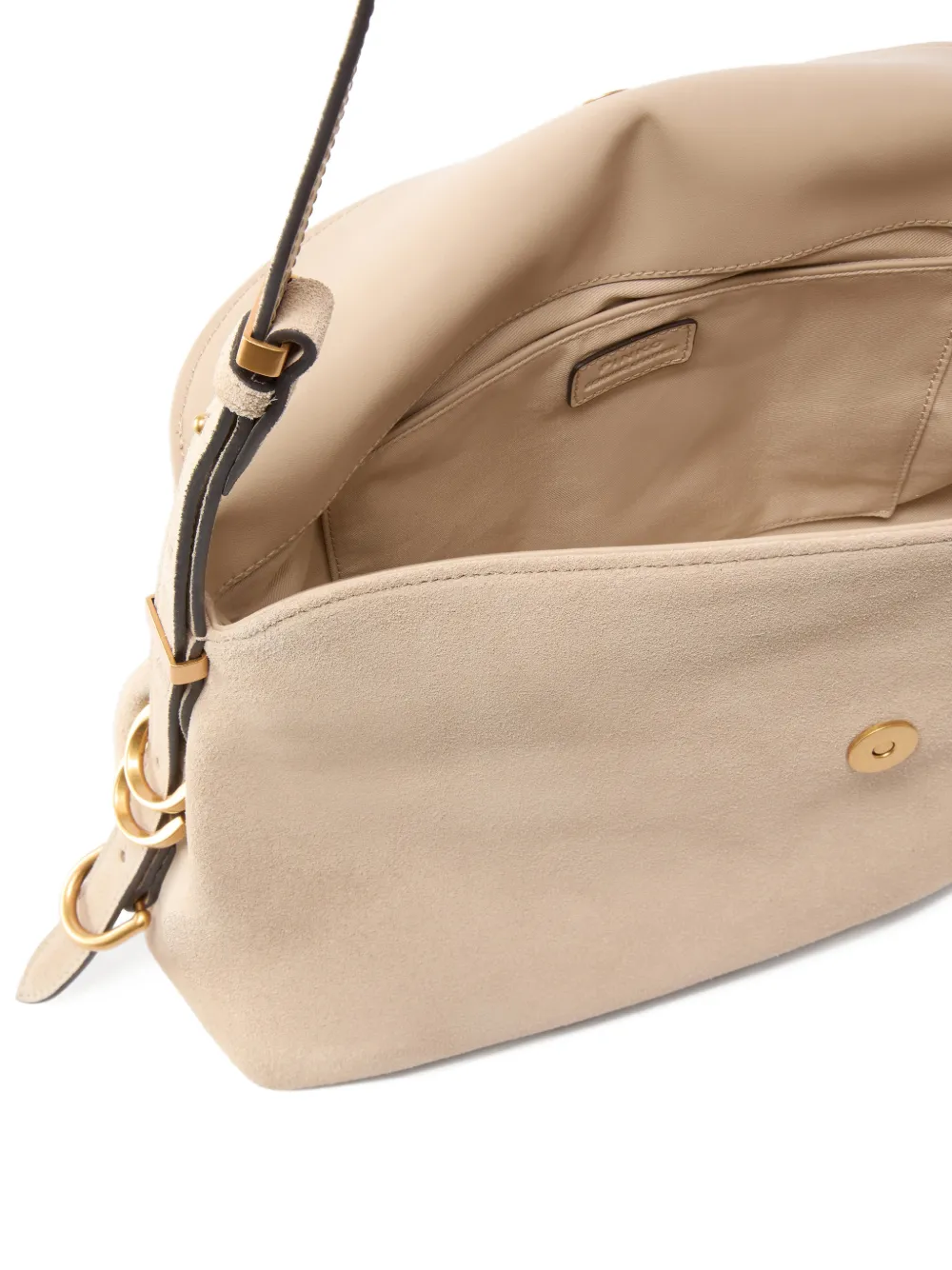 PINKO Schoudertas met logo Beige