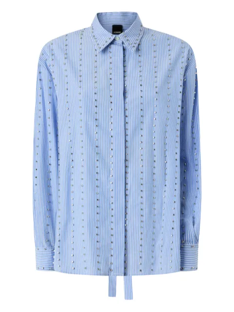PINKO camisa a rayas con detalles