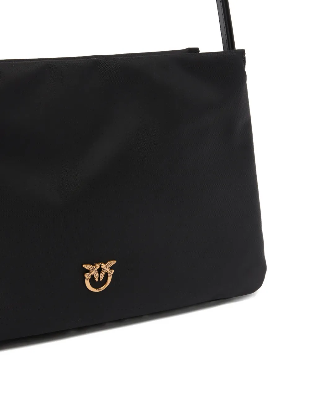 PINKO Schoudertas met logoplakkaat Zwart