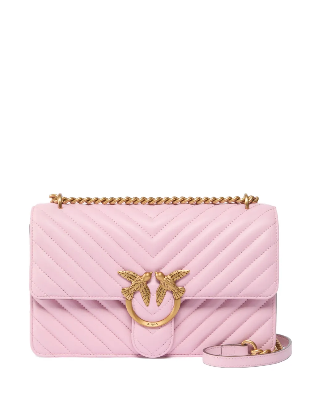 PINKO Love One Mini cross body bag - Rosa