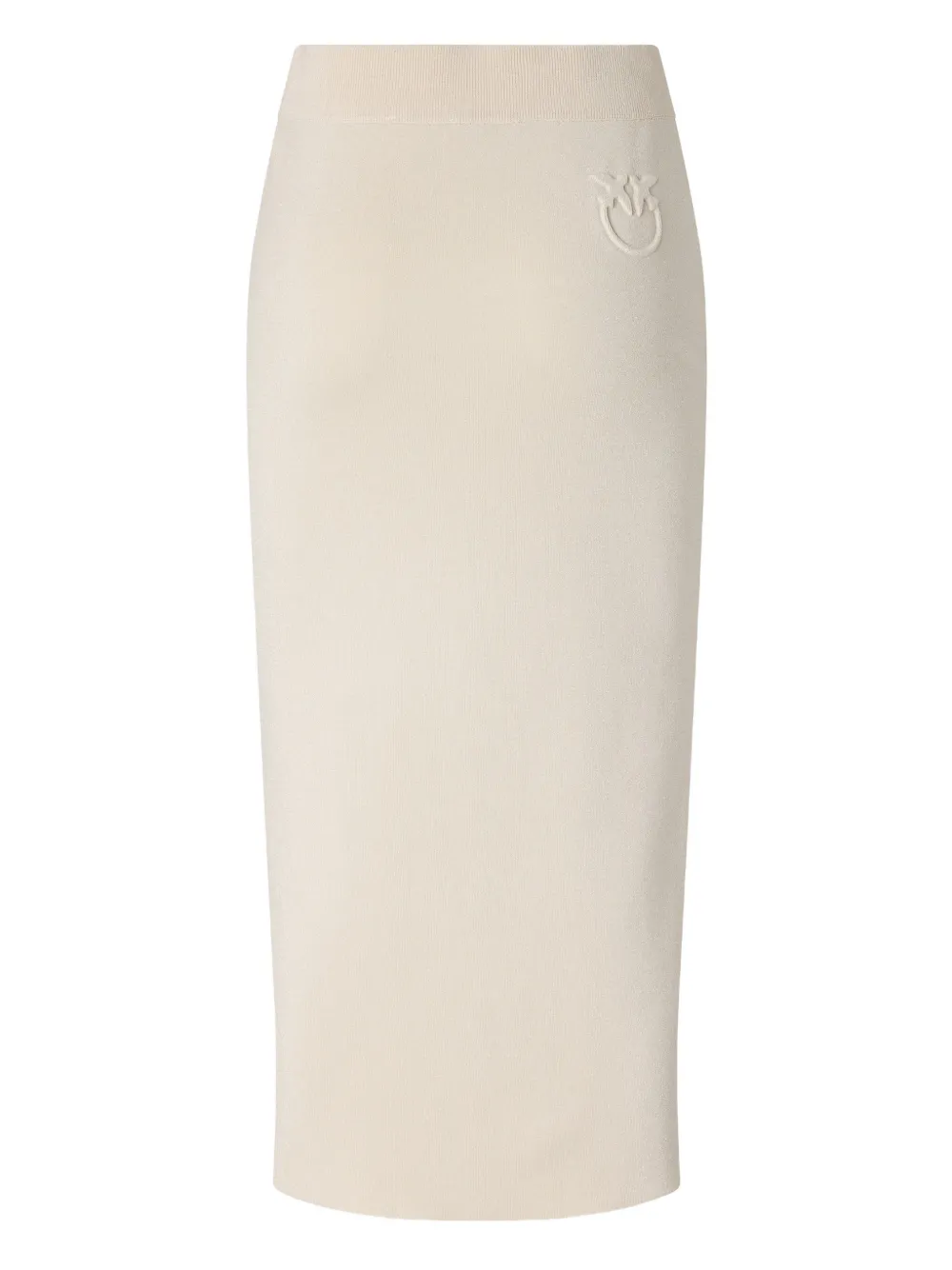 PINKO Rok met logo - Beige