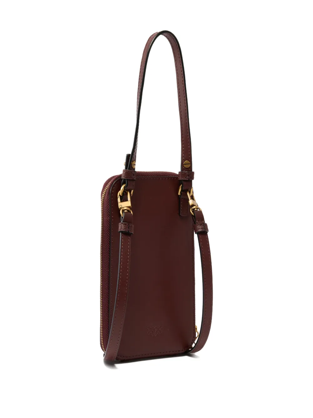 Zip Bird Leather Tote Bag
