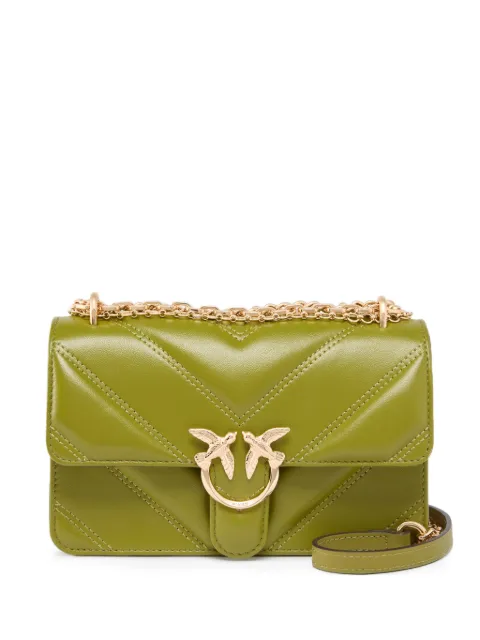 PINKO bolsa crossbody con capitonado chevron