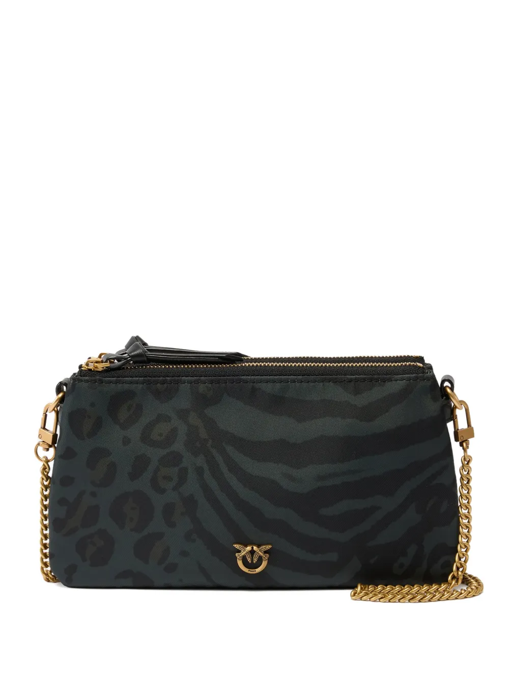 PINKO Clutch con stampa - Nero