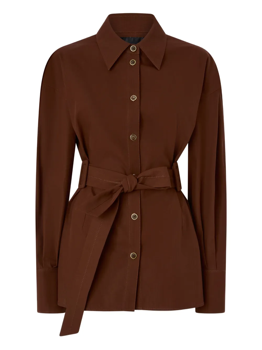 PINKO Top con cintura - Marrone