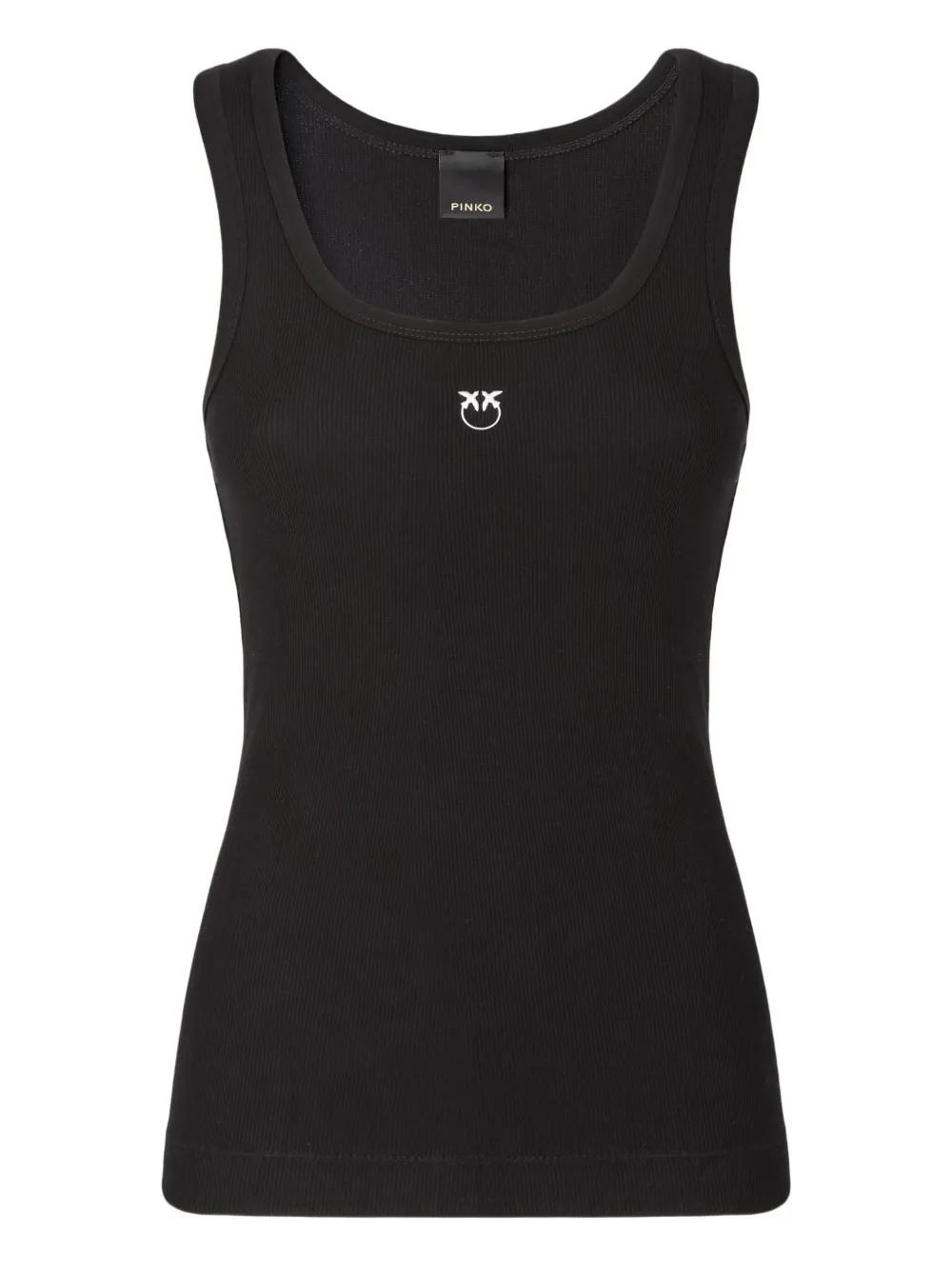 PINKO ribbed tank top - Nero