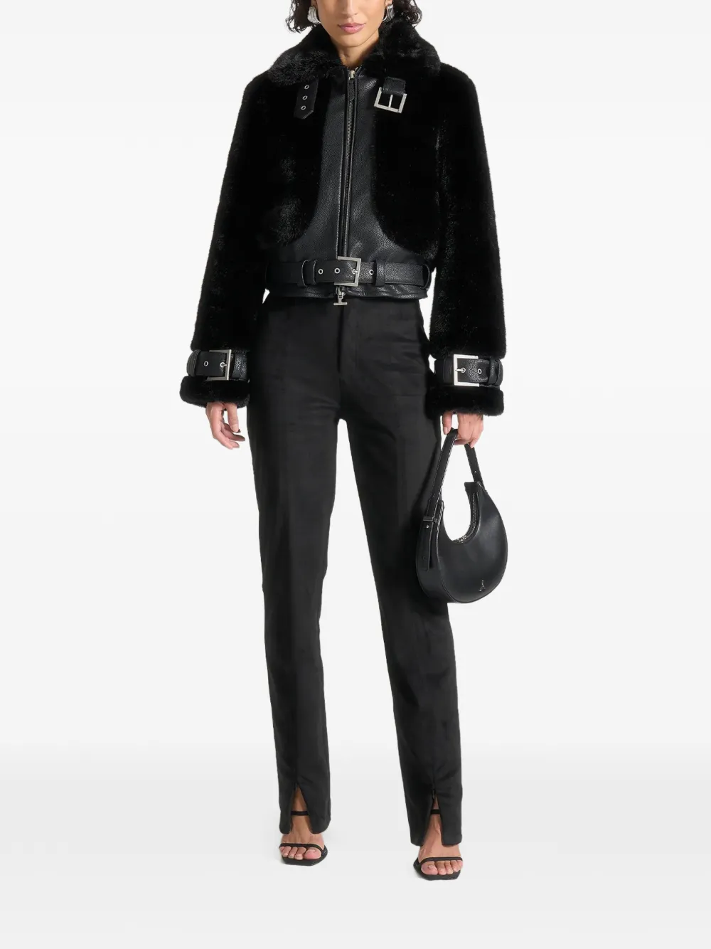 Manière De Voir Straight broek Zwart