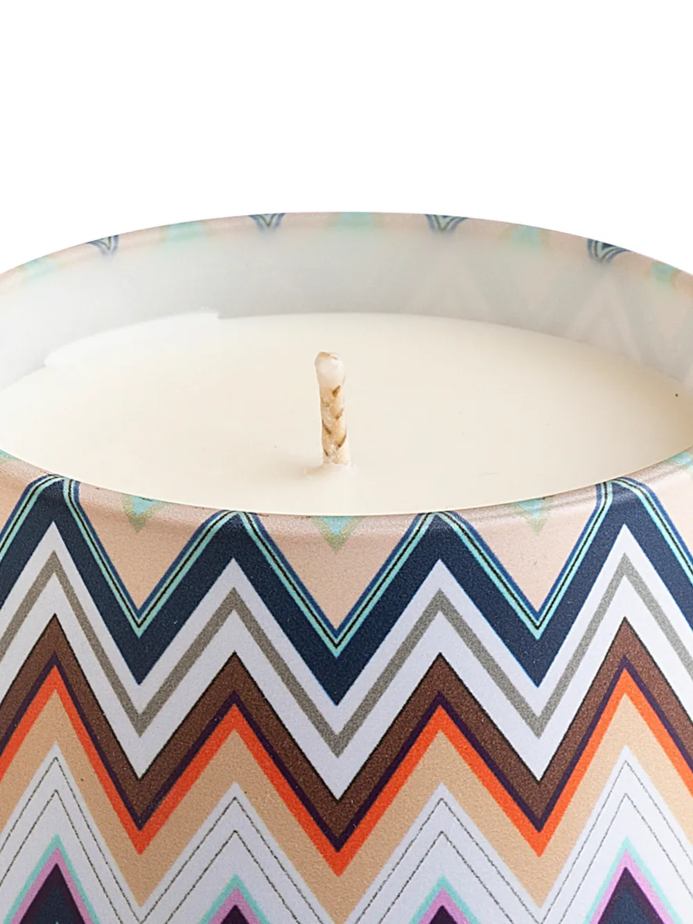 Missoni Home Agadir zigzag scented candle (220g) - Blauw