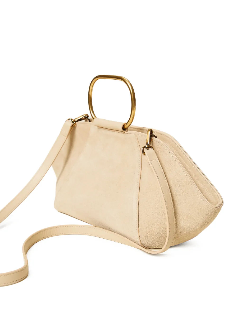  Twinset Ring Handle Tote Bag - Neutrals 
