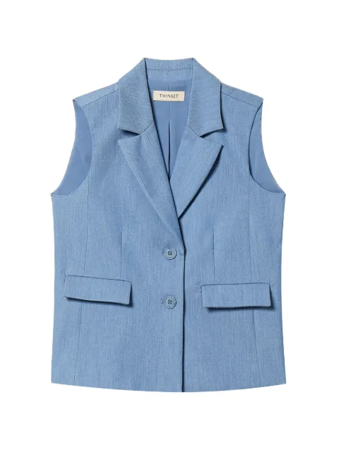 TWINSET Kids single-breasted sleeveless jacket