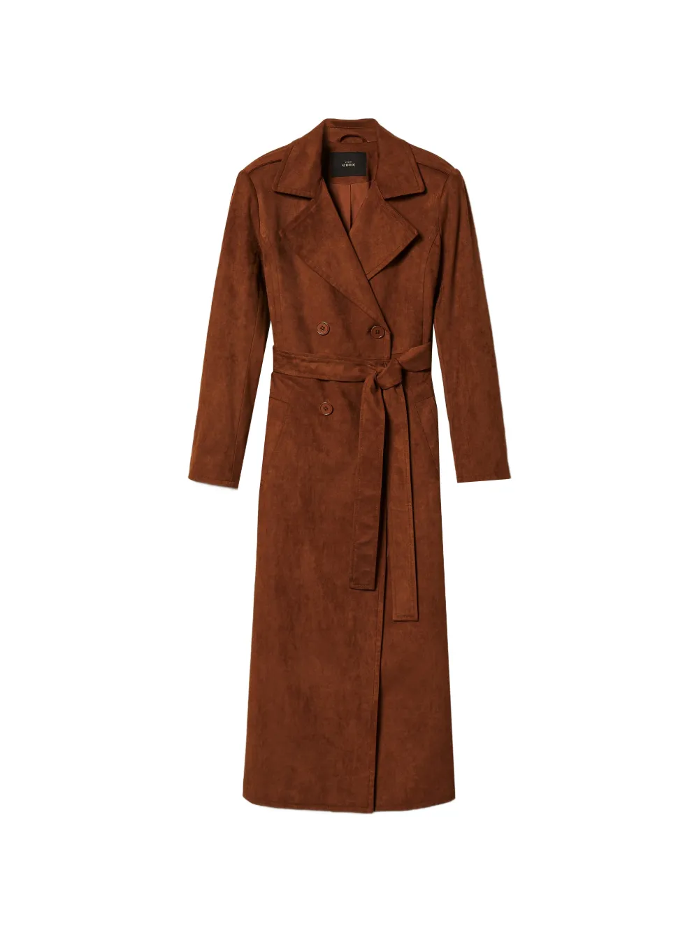 TWINSET belted trench coat - Marrone