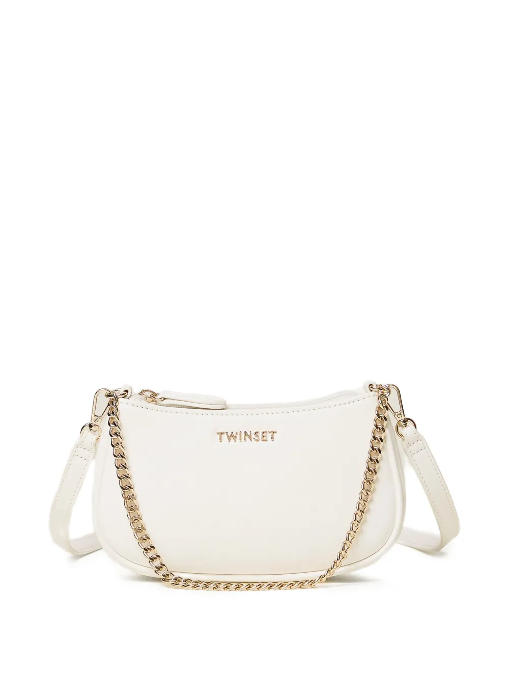TWINSET Kids Borsa a spalla con catena - Bianco