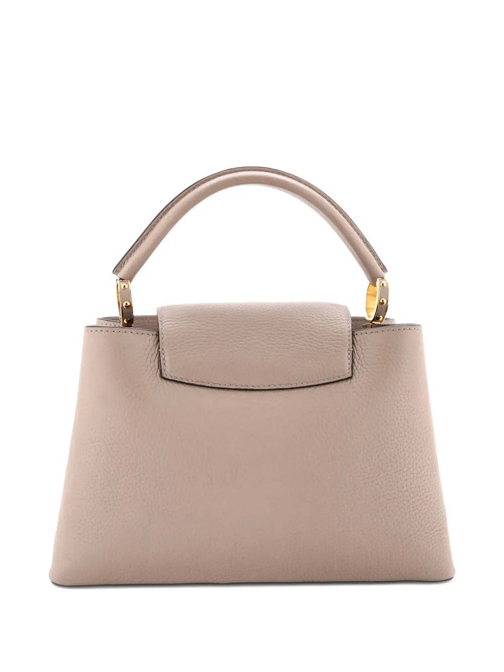 LOUIS VUITTON Pre-owned Capucines Bag Leather Pm Satchel In Neutral