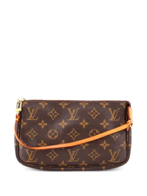 Louis Vuitton Pre-Owned bolsa de mano Pochette Accessories de lona con monograma