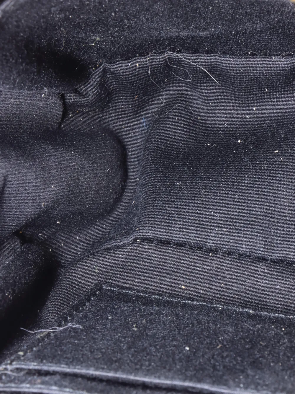 Pre-owned Saint Laurent Lou Matelasse Chevron Leather Belt Bag In Gold