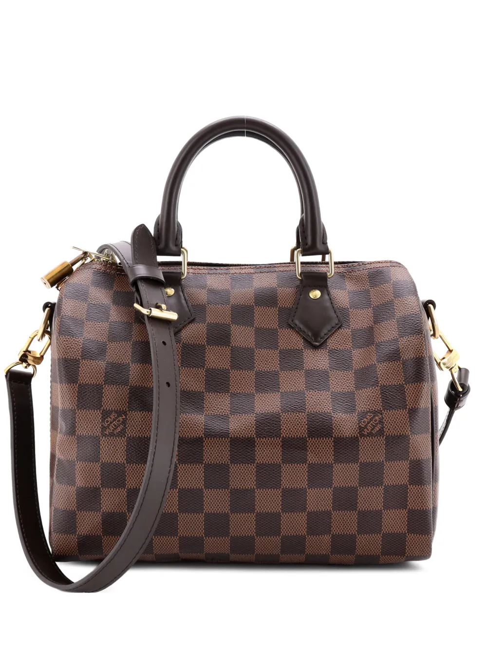 Louis Vuitton Pre-Owned Speedy Bandouliere Bag Damier 25 satchel - Marrone