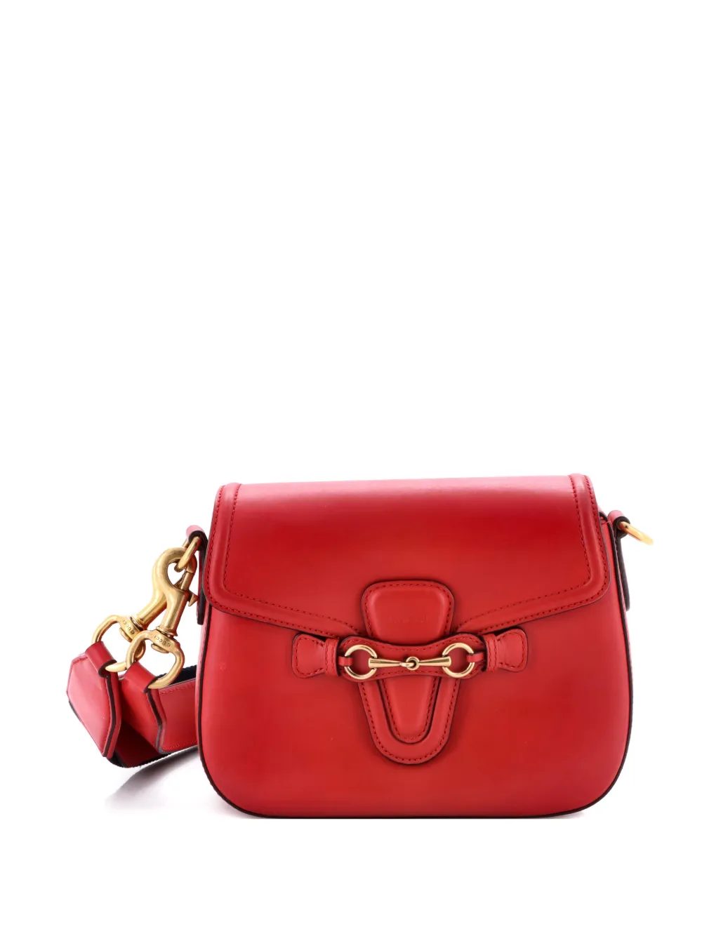 Gucci Pre-Owned Lady Web Leather Medium shoulder bag - Rosso