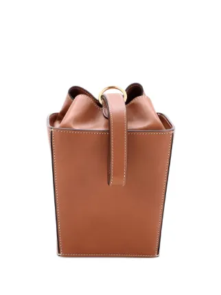 Sacoche Marron BSK En Simili Cuir - Taille Petite, Style Besace - Occasion En Excellent état