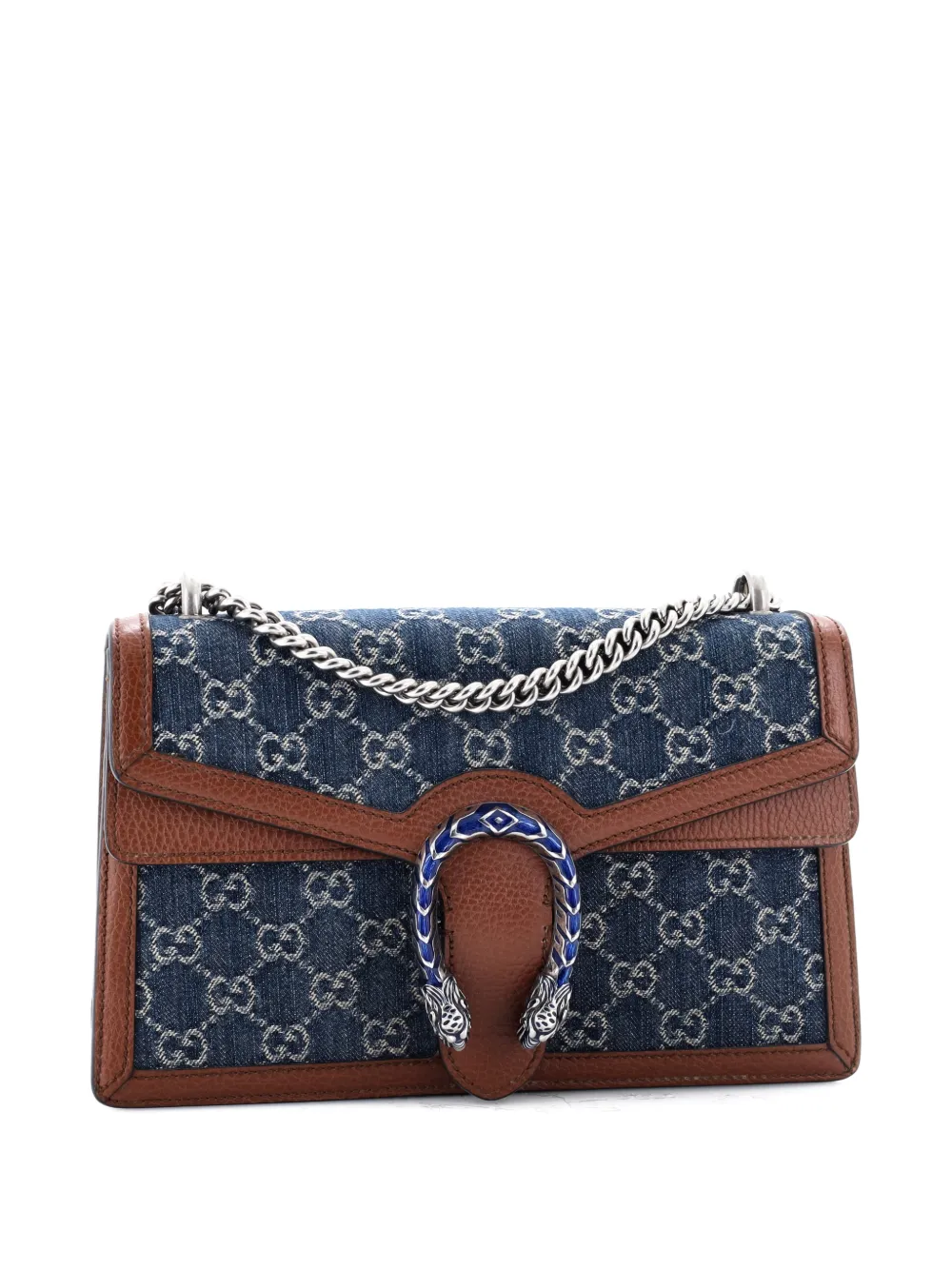 GUCCI Pre-owned Dionysus Bag Gg Denim Small Shoulder Bag In Blue