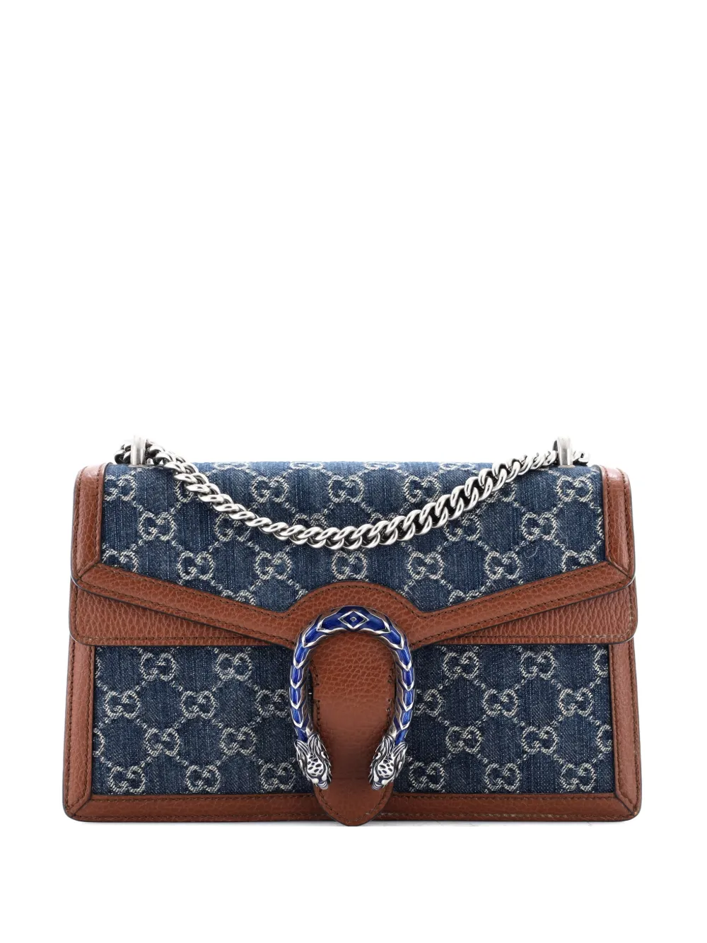 Gucci Pre-Owned Dionysus Bag GG Denim Small shoulder bag - Blu