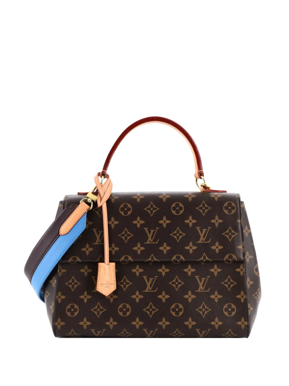Louis Vuitton Pre-Owned Cluny Top Handle Bag Monogram Canvas MM shoulder bag - Brown