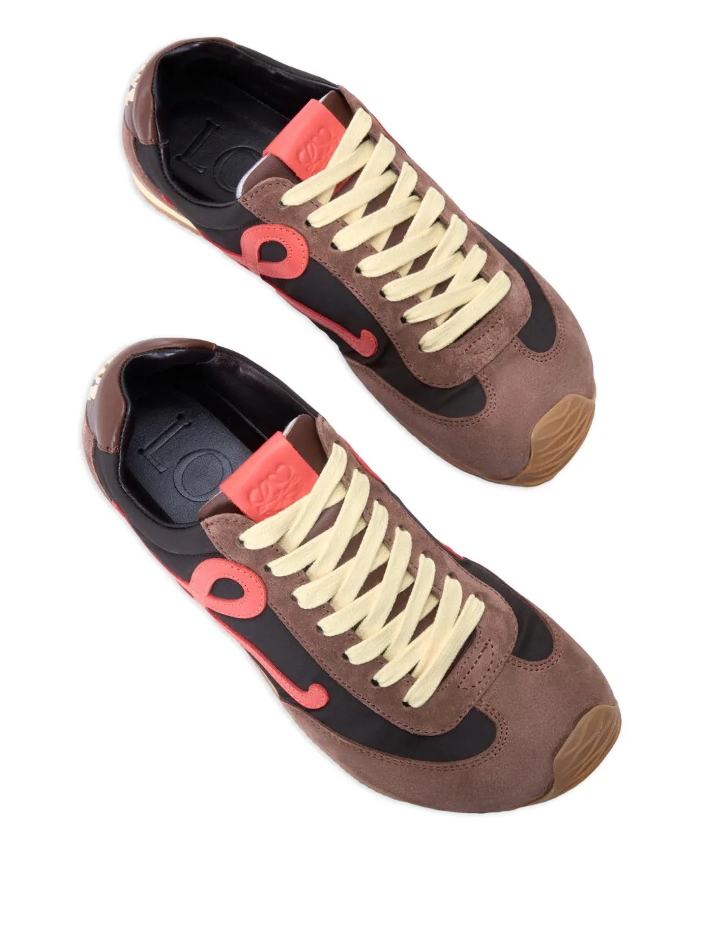 LOEWE Ballet Runner 2.0 in nylon and calfskin Bruin