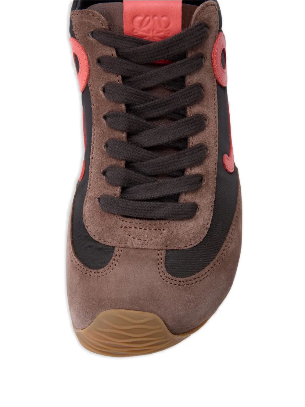 LOEWE Ballet Runner 2.0 in nylon and calfskin Bruin
