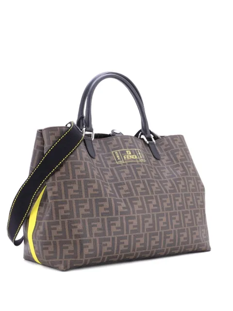 Fendi Pre-Owned sac cabas Convertible Shopping Zucca en toile enduite East West