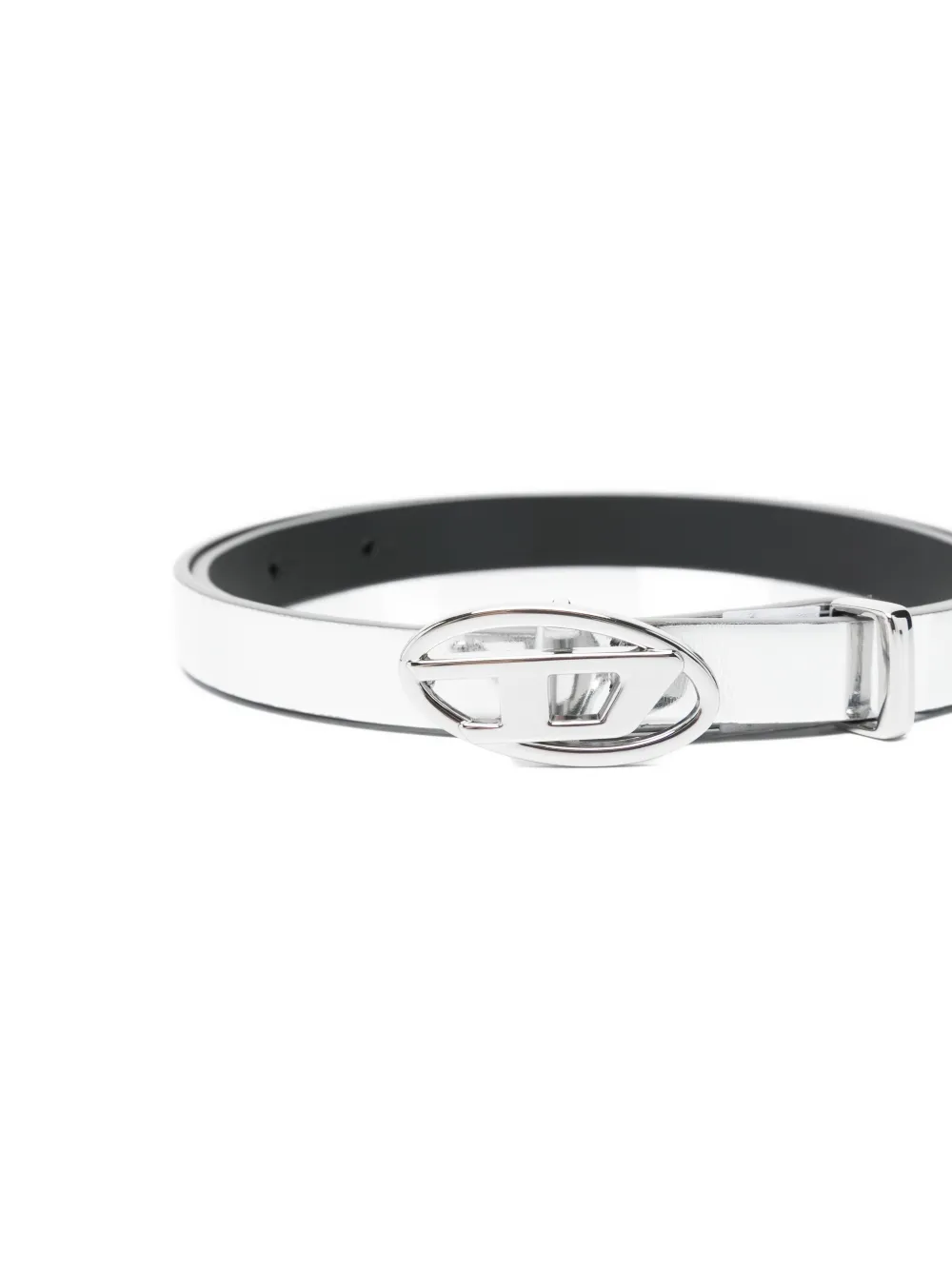 Diesel Riem met logogesp Zilver