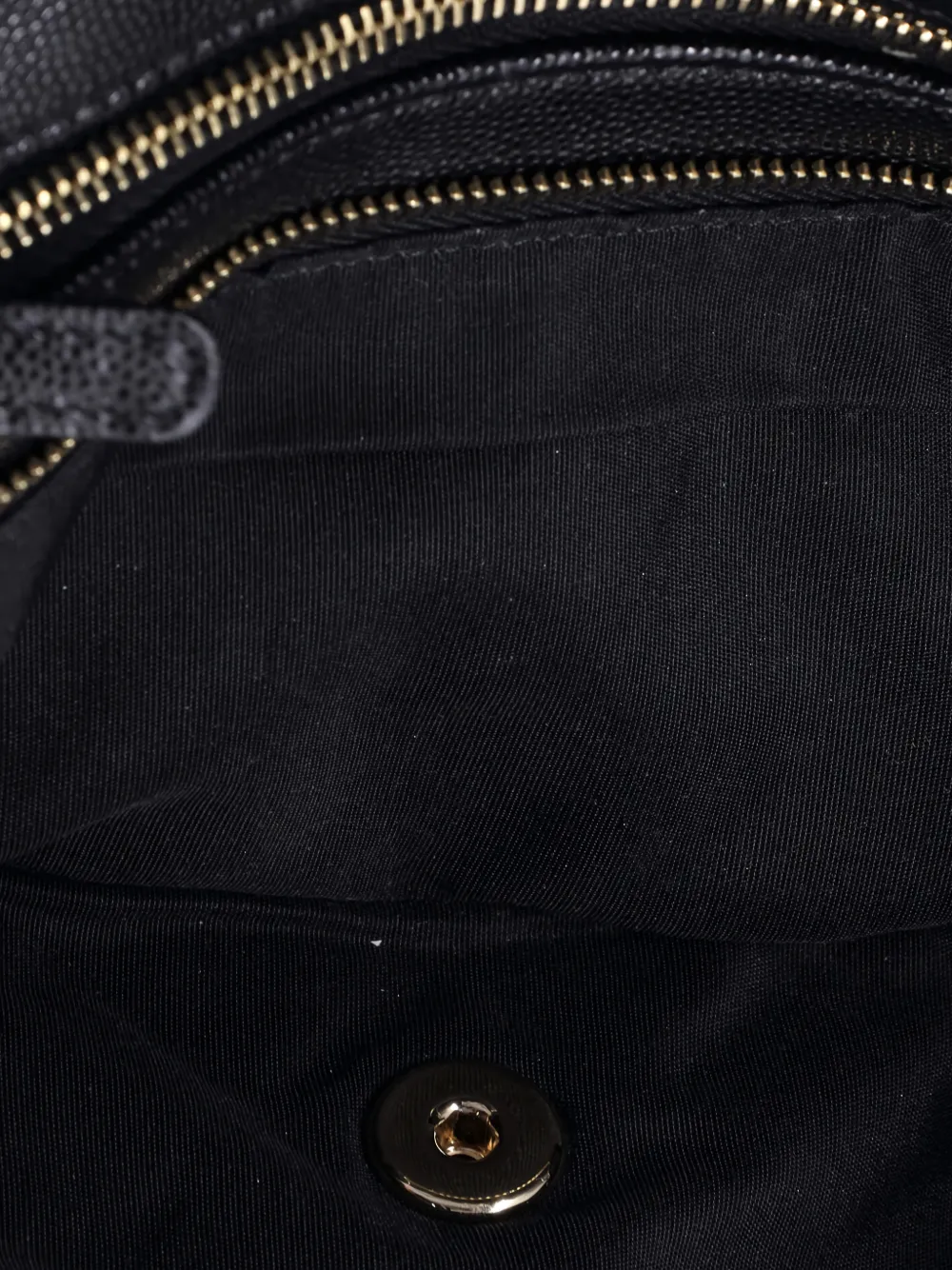 Pre-owned Chanel East West Classic Flap Quilted Caviar Clutch Bag In Black