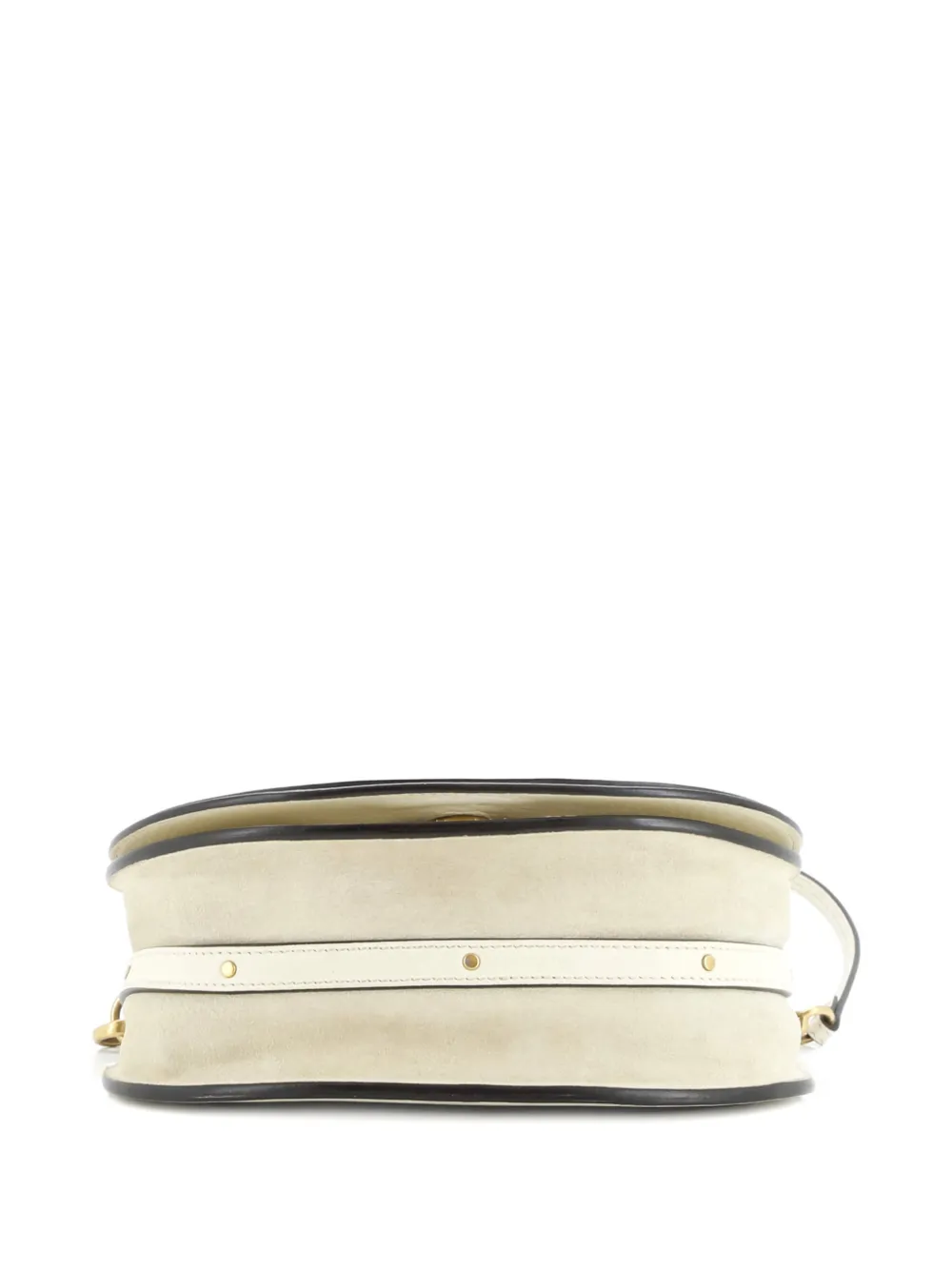 Pre-owned Chloé Nile Leather Medium Crossbody Bag In Neutral