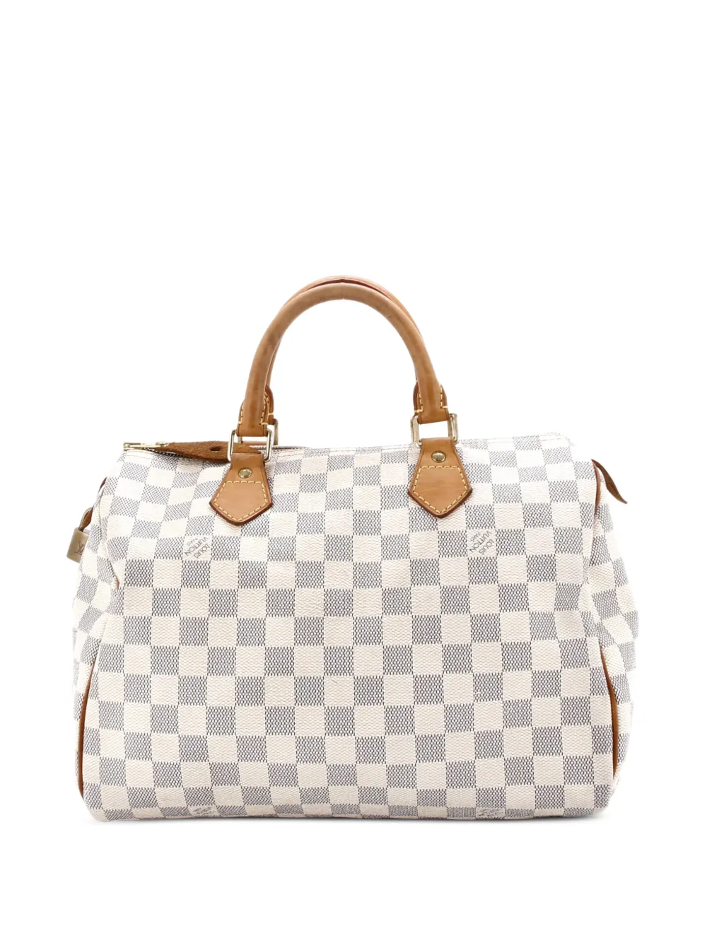 Louis Vuitton Pre-Owned Speedy Handbag Damier 30 satchel - Bianco