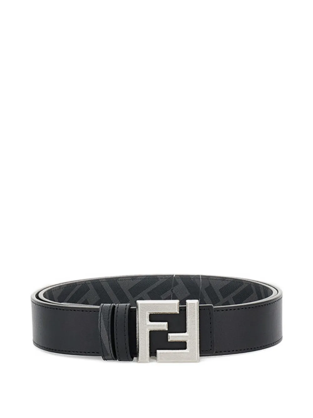 FENDI cinturón con hebilla del logo | negro | Image 1