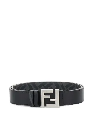 FENDI モノグラム リバーシブル ベルト | ブラック | FARFETCH JP